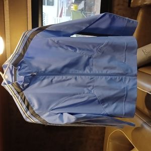 SJB Active jacket purple/blueish with grey stripes size PS
